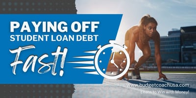 How to pay off student loan debt fast